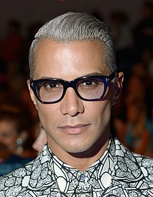 Jay Manuel at Custo Barcelona - Front Row - Mercedes-Benz Fashion Week Spring 2014.jpg